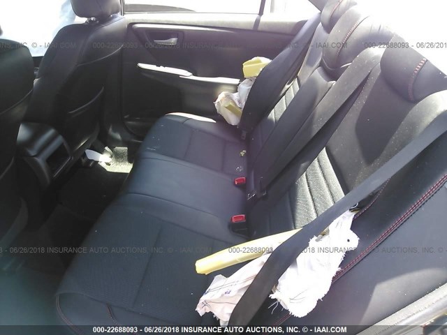 4T1BF1FK5GU250354 - 2016 TOYOTA CAMRY LE/XLE/SE/XSE BLACK photo 8