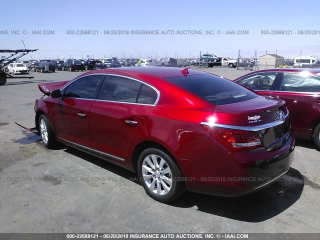 1G4GB5GR0EF210057 - 2014 BUICK LACROSSE RED photo 3