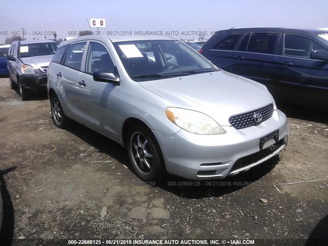 2T1KR32E43C142645 - 2003 TOYOTA COROLLA MATRIX XR SILVER photo 1