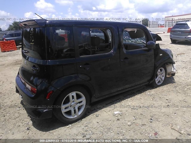 JN8AZ28R79T103845 - 2009 NISSAN CUBE S/SL BLACK photo 4