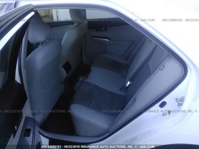 4T1BD1FK8CU055848 - 2012 TOYOTA CAMRY HYBRID/LE/XLE 白色 照片 8