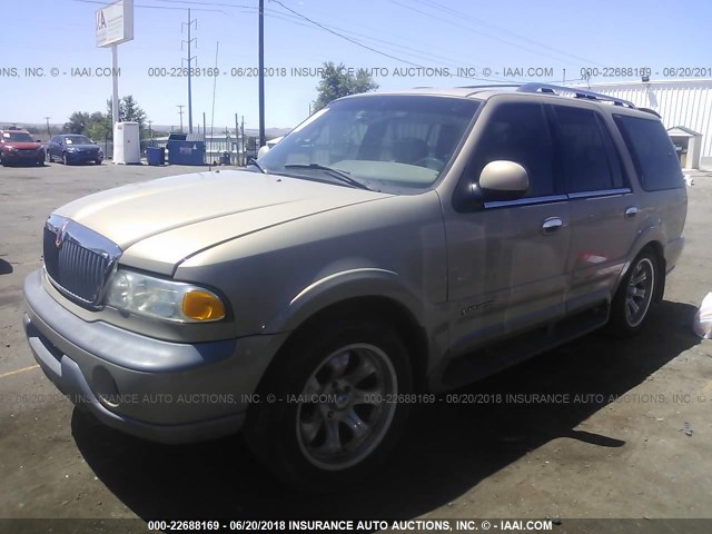 5LMPU28A5XLJ35004 - 1999 LINCOLN NAVIGATOR BEIGE photo 2