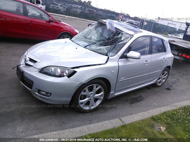 JM1BK343X71682656 - 2007 MAZDA 3 HATCHBACK SILVER photo 2