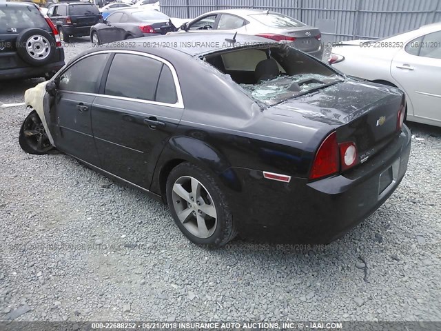 1G1ZC5E1XBF109541 - 2011 CHEVROLET MALIBU 1LT 黑色 照片 3