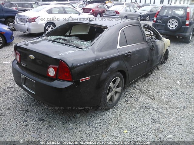 1G1ZC5E1XBF109541 - 2011 CHEVROLET MALIBU 1LT 黑色 照片 4