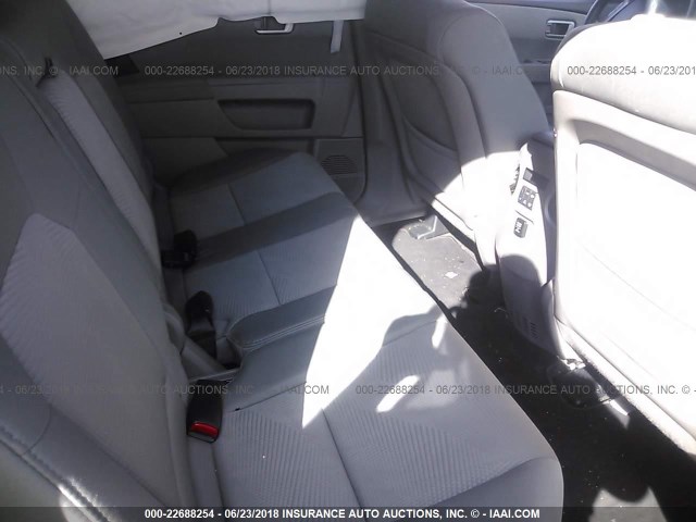 5FNYF3H28DB006984 - 2013 HONDA PILOT LX SILVER photo 8