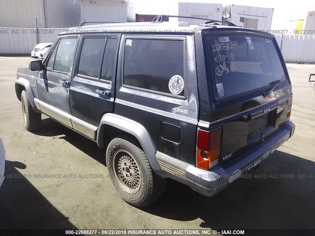 1J4FJ78S1TL189857 - 1996 JEEP CHEROKEE COUNTRY BLACK photo 3