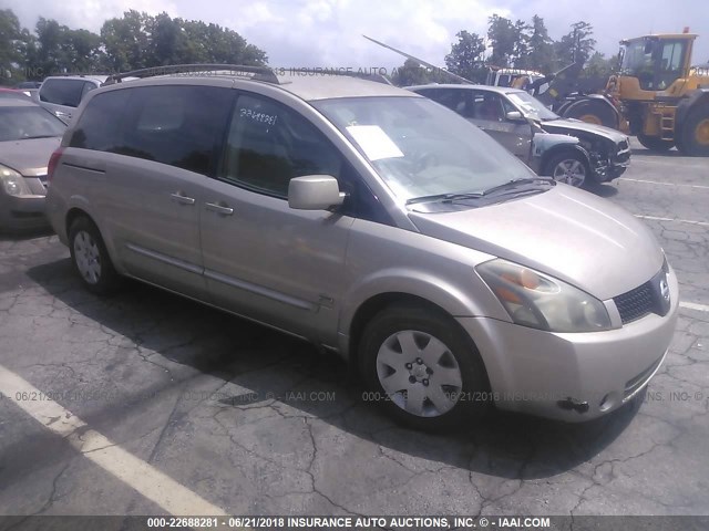 5N1BV28U16N125304 - 2006 NISSAN QUEST S/SE/SL TAN photo 1