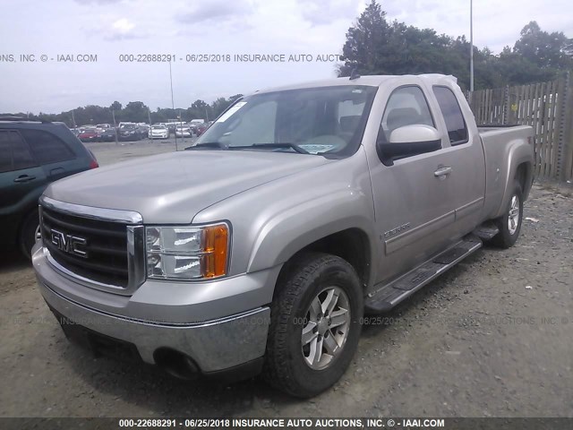 1GTEK19087Z613224 - 2007 GMC NEW SIERRA K1500 Pewter photo 2