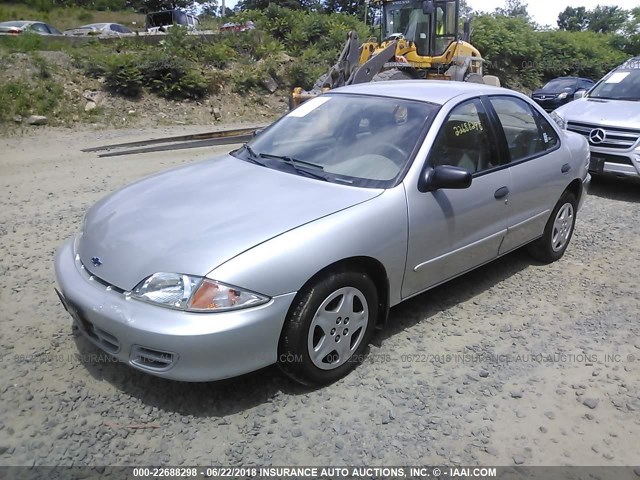 1G1JF52T4Y7458241 - 2000 CHEVROLET CAVALIER LS SILVER photo 2