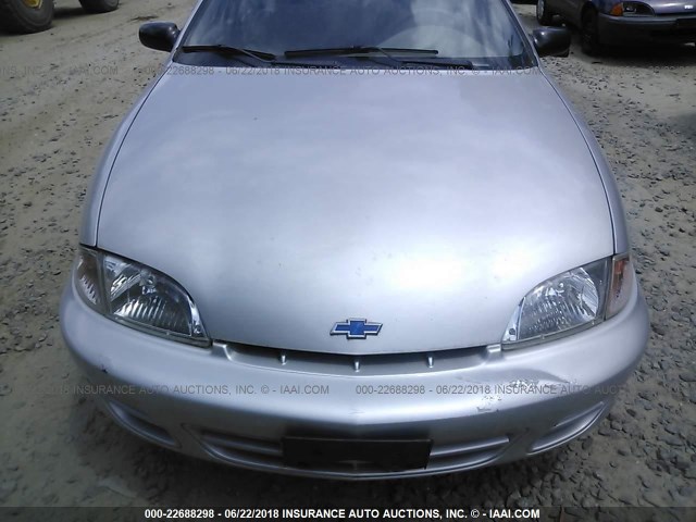 1G1JF52T4Y7458241 - 2000 CHEVROLET CAVALIER LS SILVER photo 6