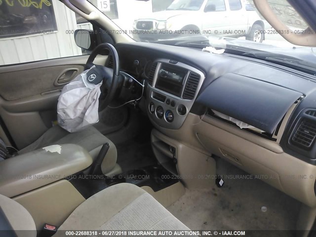 4F2YZ04183KM47082 - 2003 MAZDA TRIBUTE LX BLACK photo 5