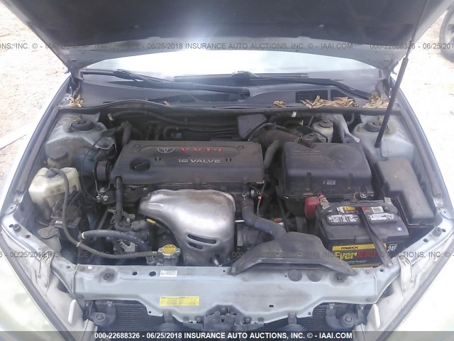 4T1BE32K65U588492 - 2005 TOYOTA CAMRY LE/XLE/SE ლურჯი ფოტო 10