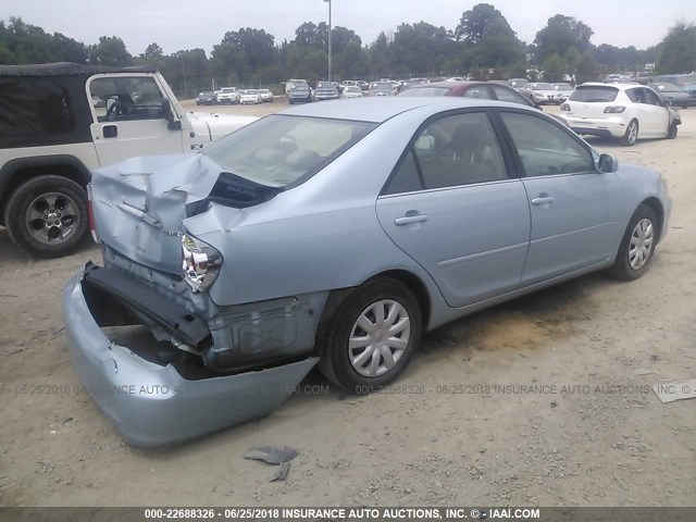 4T1BE32K65U588492 - 2005 TOYOTA CAMRY LE/XLE/SE ლურჯი ფოტო 4