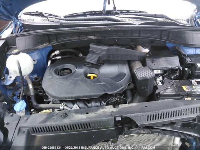 KM8J3CA48HU389758 - 2017 HYUNDAI TUCSON LIMITED/SPORT AND ECO/SE BLUE photo 10