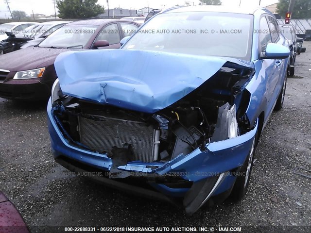 KM8J3CA48HU389758 - 2017 HYUNDAI TUCSON LIMITED/SPORT AND ECO/SE BLUE photo 6