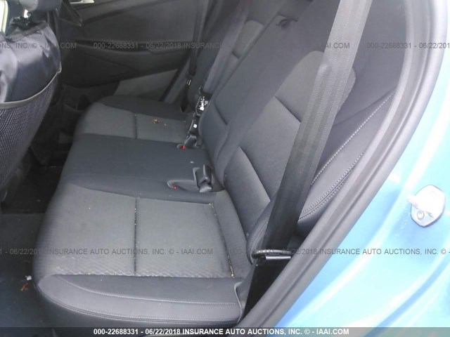 KM8J3CA48HU389758 - 2017 HYUNDAI TUCSON LIMITED/SPORT AND ECO/SE BLUE photo 8