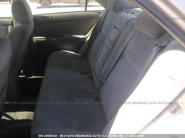 4T1BE32K63U158717 - 2003 TOYOTA CAMRY LE/XLE/SE ოქროსფერი ფოტო 8