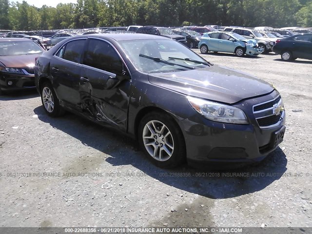 1G11C5SAXDF341710 - 2013 CHEVROLET MALIBU 1LT ნაცრისფერი ფოტო 1