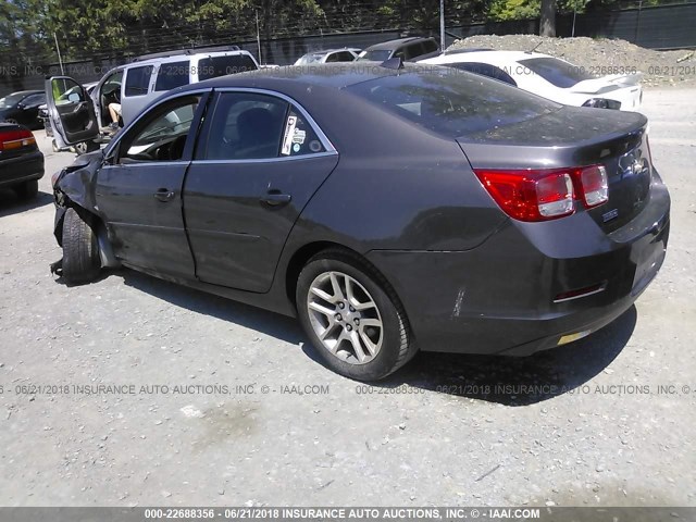 1G11C5SAXDF341710 - 2013 CHEVROLET MALIBU 1LT ნაცრისფერი ფოტო 3