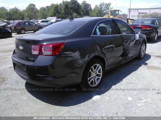 1G11C5SAXDF341710 - 2013 CHEVROLET MALIBU 1LT ნაცრისფერი ფოტო 4