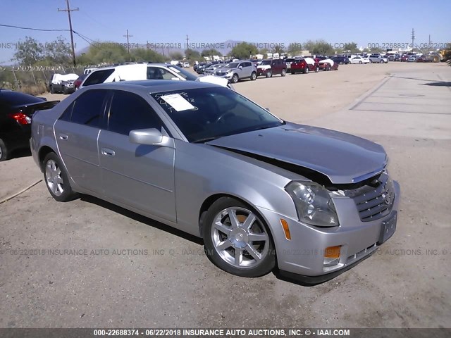 1G6DP567550220050 - 2005 CADILLAC CTS HI FEATURE V6 SILVER photo 1