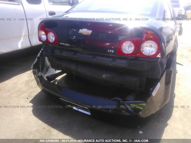 1G1ZK57798F275496 - 2008 CHEVROLET MALIBU LTZ 黑色 照片 6