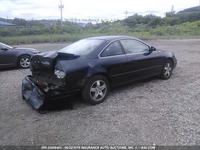 19UYA42493A015586 - 2003 ACURA 3.2CL BLACK photo 4