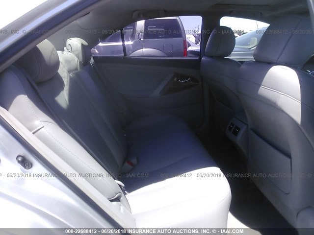 4T1BE46K08U259033 - 2008 TOYOTA CAMRY CE/LE/XLE/SE SILVER photo 8
