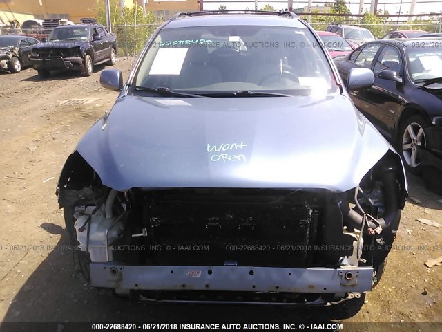 JTMBD31V076052387 - 2007 TOYOTA RAV4 LIMITED BLUE photo 10