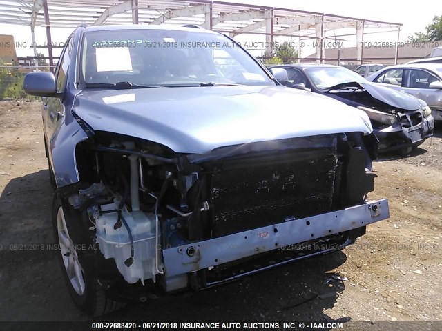 JTMBD31V076052387 - 2007 TOYOTA RAV4 LIMITED BLUE photo 6