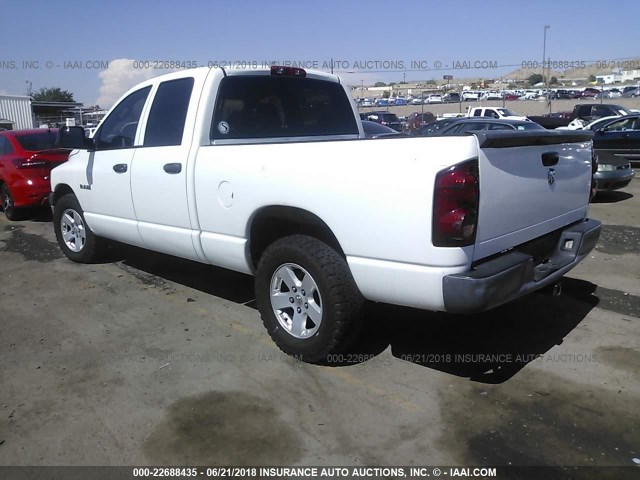 1D7HA18K98J136344 - 2008 DODGE RAM 1500 ST WHITE photo 3