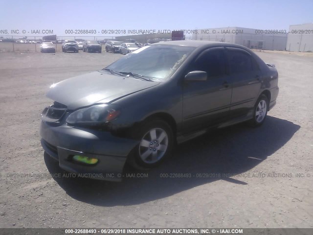 2T1BR32E276833940 - 2007 TOYOTA COROLLA CE/LE/S GRAY photo 2