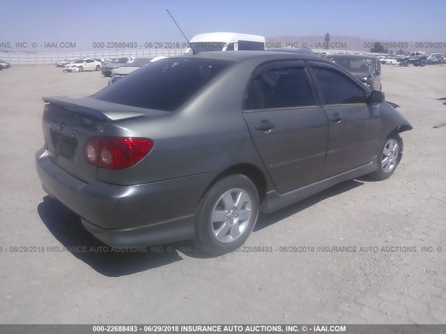 2T1BR32E276833940 - 2007 TOYOTA COROLLA CE/LE/S GRAY photo 4