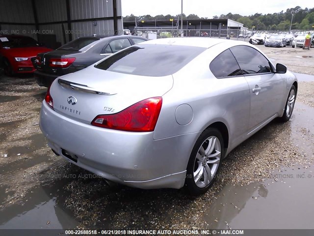 JN1CV6EL6AM153788 - 2010 INFINITI G37 银色 照片 4