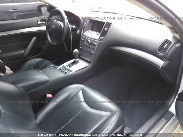 JN1CV6EL6AM153788 - 2010 INFINITI G37 银色 照片 5