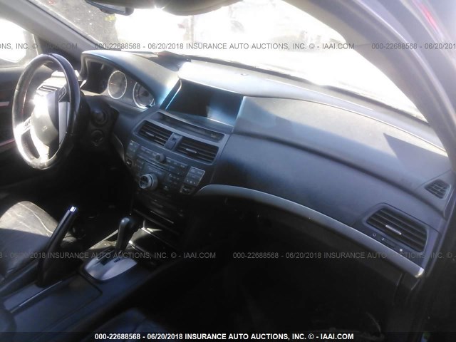 1HGCP36849A036953 - 2009 HONDA ACCORD EXL BLACK photo 5