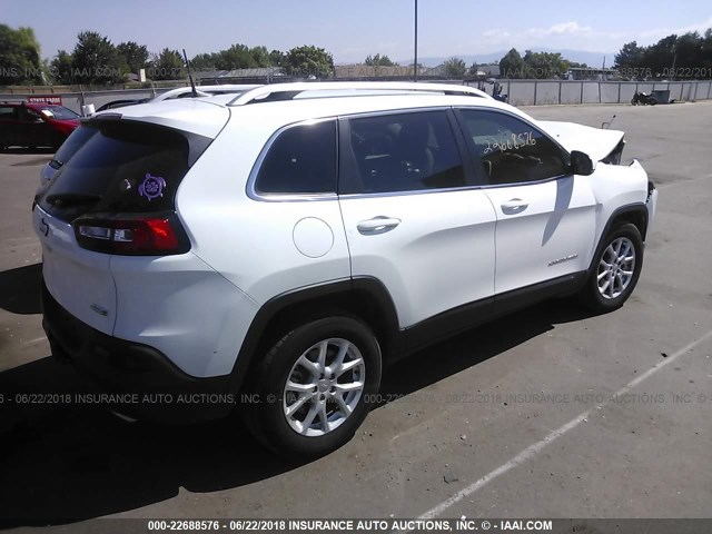 1C4PJMCS4HW615563 - 2017 JEEP CHEROKEE LATITUDE Ağ foto 4