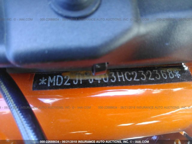 MD2JPJ403HC232368 - 2017 KTM 390 DUKE BLACK photo 10