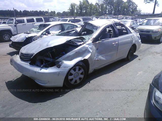 4T1BE32K64U370051 - 2004 TOYOTA CAMRY LE/XLE/SE Gümüş foto 2