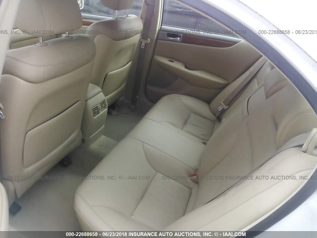 JTHBA30GX55113337 - 2005 LEXUS ES 330 თეთრი ფოტო 8