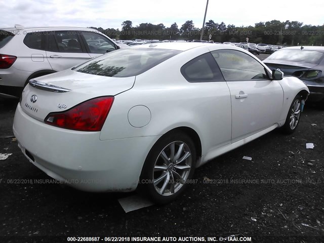 JN1CV6EL4EM131388 - 2014 INFINITI Q60 JOURNEY/IPL WHITE photo 4