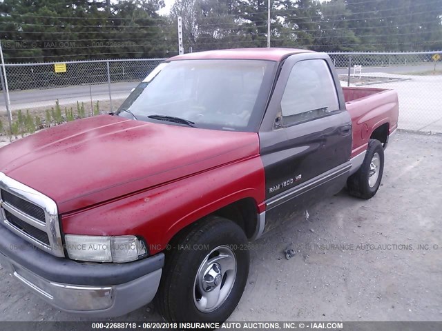 1B7HC16Y31S666773 - 2001 DODGE RAM 1500 RED photo 6