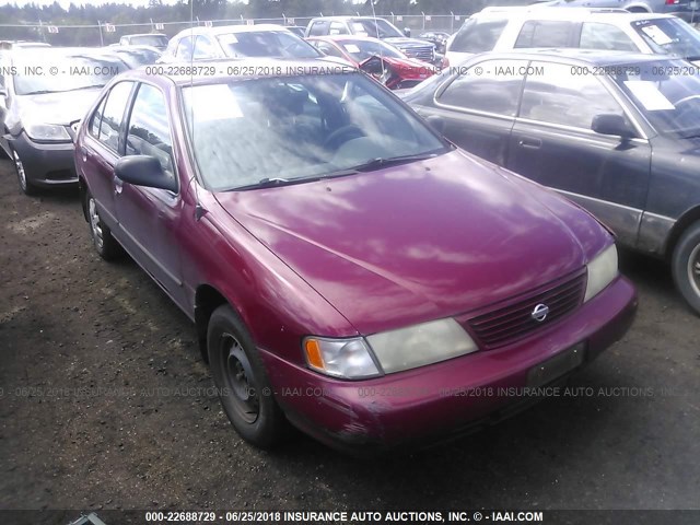 3N1AB41DXVL036816 - 1997 NISSAN SENTRA XE/GXE BURGUNDY photo 1