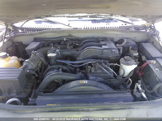 1FMDU72K64UC27166 - 2004 FORD EXPLORER XLS/XLS SPORT GOLD photo 10