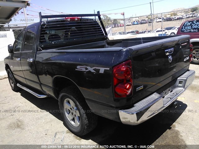 1D7HU18N88J126941 - 2008 DODGE RAM 1500 ST/SLT 黑色 照片 3