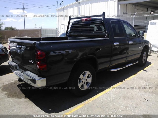 1D7HU18N88J126941 - 2008 DODGE RAM 1500 ST/SLT 黑色 照片 4