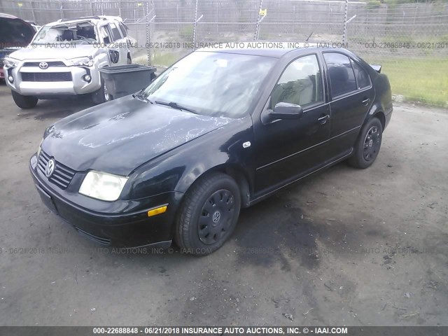 3VWRK69M63M007432 - 2003 VOLKSWAGEN JETTA GL BLACK photo 2