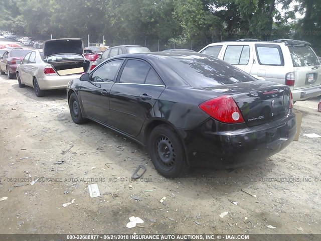 1G2ZF58B374216473 - 2007 PONTIAC G6 VALUE LEADER/BASE BLACK photo 3