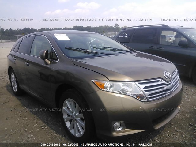 4T3ZA3BB6BU043664 - 2011 TOYOTA VENZA BROWN photo 1